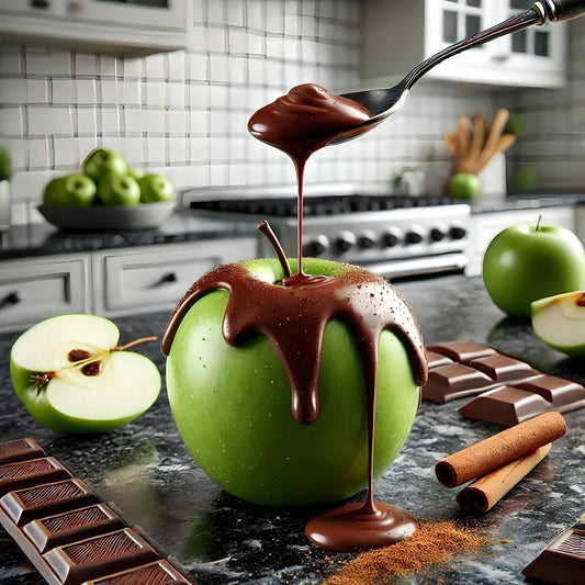 chocolate covered cinnamon apple