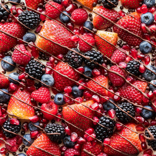 chocolate covered mix berry