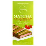 Beemax Matcha Flavoured Belgian Chocolate with Strawberry Cheesecake (95g Bar)