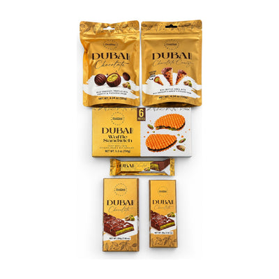BeeMax Dubai Chocolate Gift Box (6-Item Bundle): everything in the box