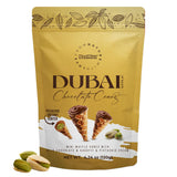Beemax Dubai Style Chocolate Mini Waffle Cones 4.24oz (120g) Bag