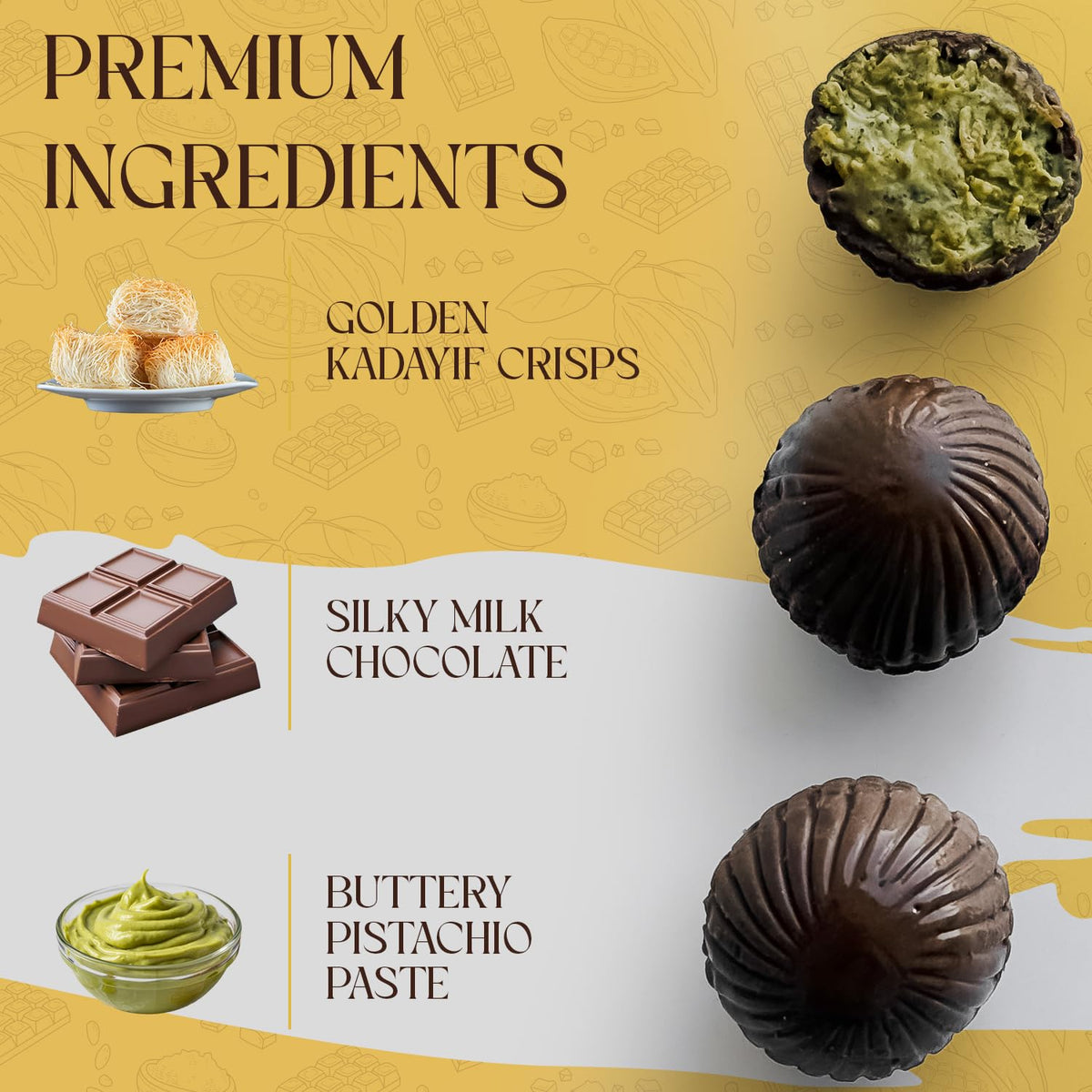 Beemax Dubai Style Chocolate Truffles 4.24oz (120g) Bag - image 5