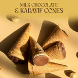 Beemax Dubai Style Chocolate Mini Waffle Cones 4.24oz (120g) Bag - image 3