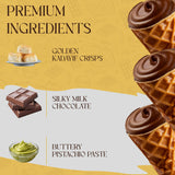 Beemax Dubai Style Chocolate Mini Waffle Cones 4.24oz (120g) Bag - image 4