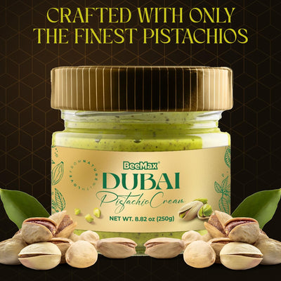 Beemax Dubai Pistachio Cream Spread 8.82oz (250g) Jar - image 3