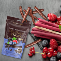 chocolate covered mix berry