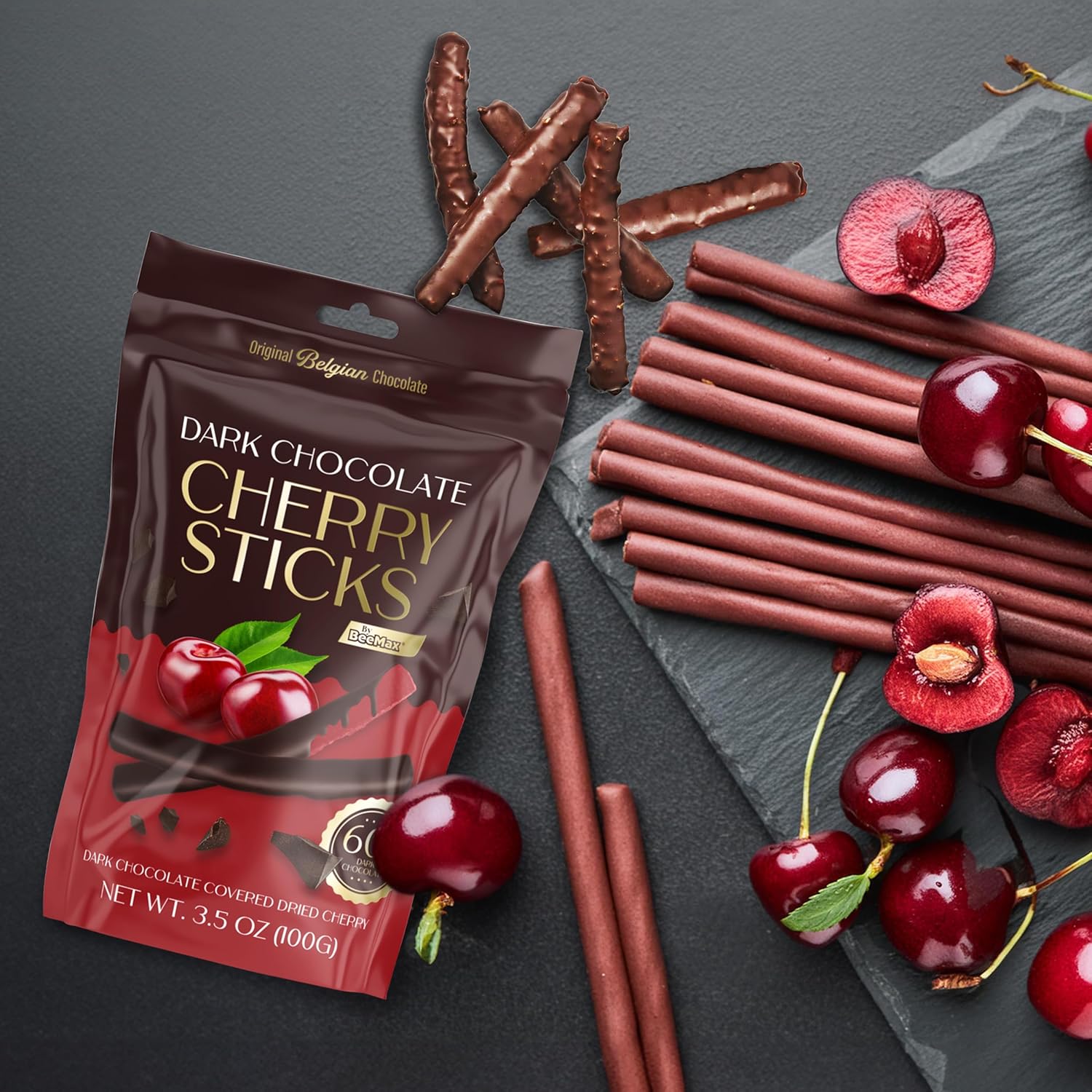 dark chocolate covered cherry