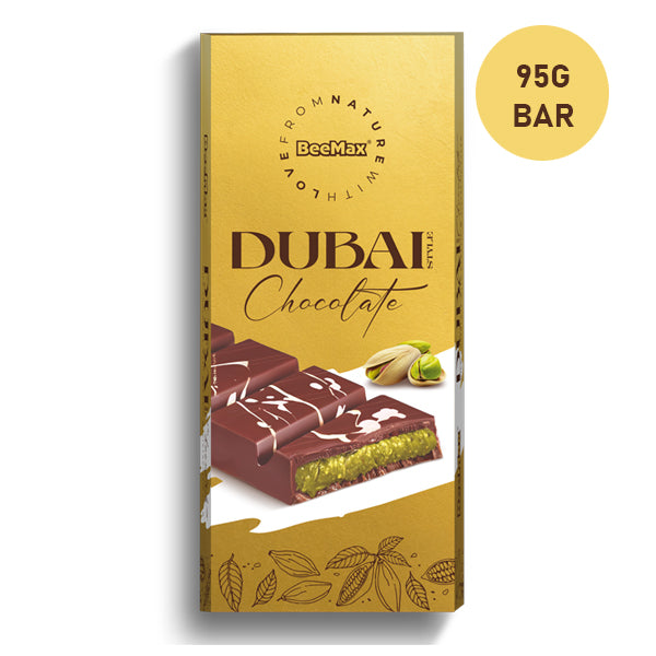 BeeMax Dubai Chocolate 95g Bar