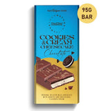 Beemax Cheesecake Milk Chocolate with Cookies & Cream Filling (95g Bar)
