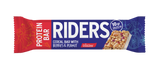 Protein bar package with 'Riders' branding on a white background