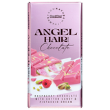 BeeMax Angel Hair raspberry Belgian chocolate bar with cotton candy and pistachio cream 6oz — image 2