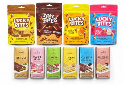 BeeMax Lucky Bites & Angel Hair Chocolate Variety Pack (10 Items): everything in the box