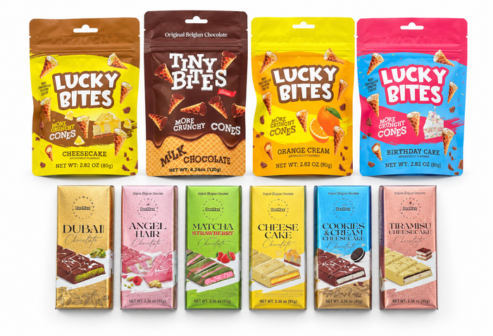 BeeMax Lucky Bites & Angel Hair Chocolate Variety Pack (10 Items)