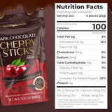 BeeMax dark Belgian chocolate covered dried cherry sticks 3.5oz Non-GMO resealable — image 3