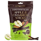 BeeMax dark Belgian chocolate covered dried apple and cinnamon sticks 3.5oz Non-GMO — image 2