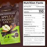 BeeMax dark Belgian chocolate covered dried apple and cinnamon sticks 3.5oz Non-GMO — image 3