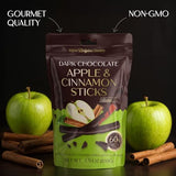 BeeMax dark Belgian chocolate covered dried apple and cinnamon sticks 3.5oz Non-GMO — image 5