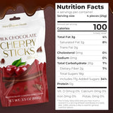 BeeMax milk Belgian chocolate covered dried cherry sticks 3.5oz Non-GMO resealable — image 3