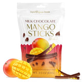 BeeMax milk Belgian chocolate covered dried mango sticks 3.5oz Non-GMO tropical — image 2