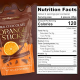 BeeMax milk Belgian chocolate covered dried orange sticks 3.5oz Non-GMO citrus — image 3