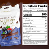 BeeMax milk Belgian chocolate covered dried mixed berry sticks 3.5oz Non-GMO — image 3