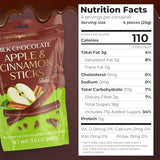 BeeMax milk Belgian chocolate covered dried apple and cinnamon sticks 3.5oz Non-GMO — image 3