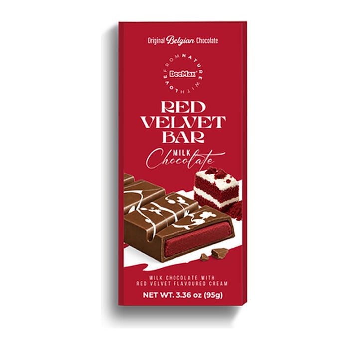 Beemax Red Velvet Milk Chocolate Bar 3.36oz (95g)