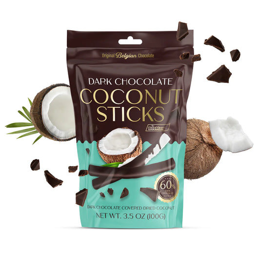 Dark Chocolate Covered Coconut Sticks – Gourmet Snack