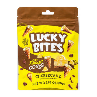 Included in the bundle: BeeMax Lucky Bites Cheesecake Cream Waffle Cones, 2.82 oz (80 g)