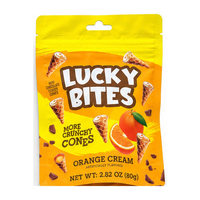 Included in the bundle: BeeMax Lucky Bites Orange Cream Waffle Cones, 2.82 oz (80 g)