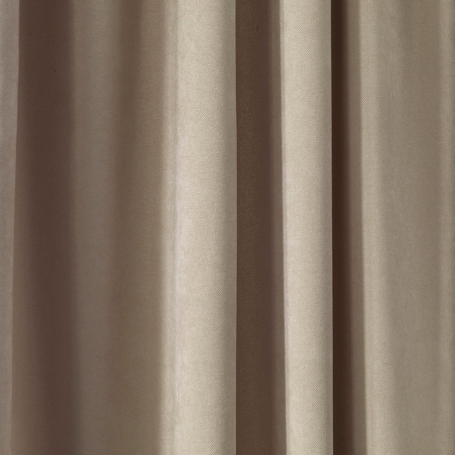 Set of 2 Decorative Faux Velvet Curtain,Beige Curtain,Extra Long and Extra Wide Curtains,Custom Made,50 Different Colors