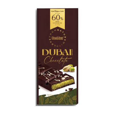 Included in the bundle: BeeMax Dubai Style 60% Dark Chocolate Bar, 3.36 oz (95 g)