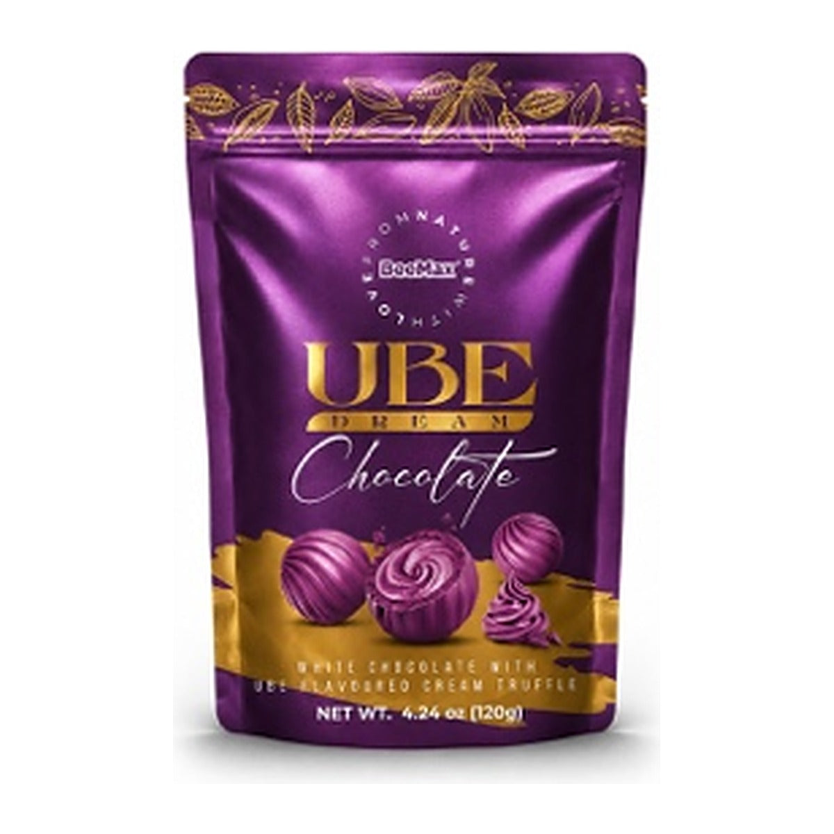 Beemax Ube Dream Chocolate Truffles 4.24oz (120g) Bag